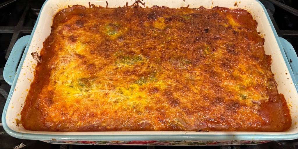 Meatless Friday Refried Bean Casserole